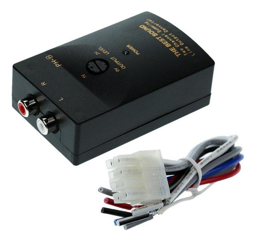 1 Pieza Convertidor De De Nivel Bajo Rca Salidas Con Cable