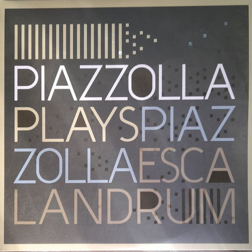 Vinilo Doble Escalandrum - Piazzolla Plays Piazzolla