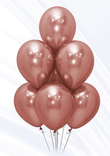 Globos Cromados R12 Paquete X50 Unidades