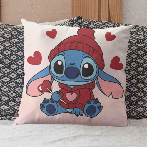 Almofada Lilo E Stitch Apaixonado Amor Dia Dos Namorados