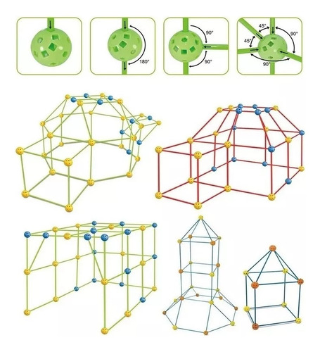 Lj Kit De Construcción For Niños: Edificios, Castillos,