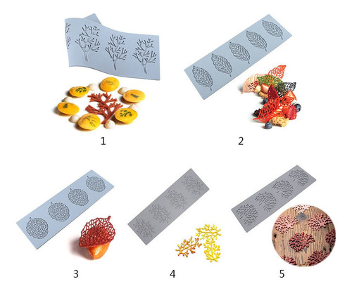 Molde Silicona Hoja Fondant-lfm-57