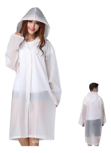 Capa Portátil For Con Capucha Capa Lluvia Tipo Manga