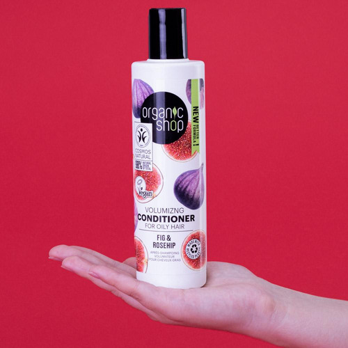 Condicionador Vegan Rosa Mosqueta E Figo Organic Shop 280ml