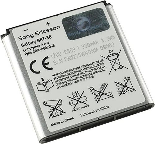 Bateria Sony Ericsson Bst-38
