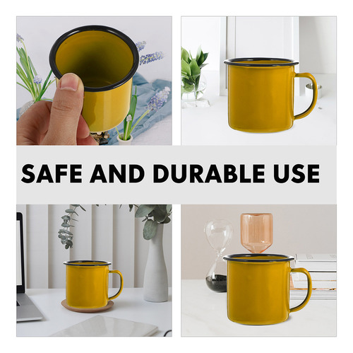 2 Tazas De Té De Hierro De Estilo Retro, Tazas De Hierro Prá