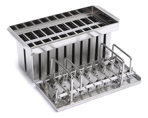 20 Moldes De Acero Inoxidable De Celosía Paleta De Hielo Cua