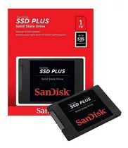 Comprar Ssd Sandisk 1tb Original Lacrado Disco Sólido Interno Sandisk Ssd Plus Sdssda-1t00-g27 1tb