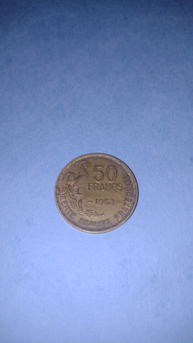 Francia 1953.moneda 50 Francos  Circulada Excelente