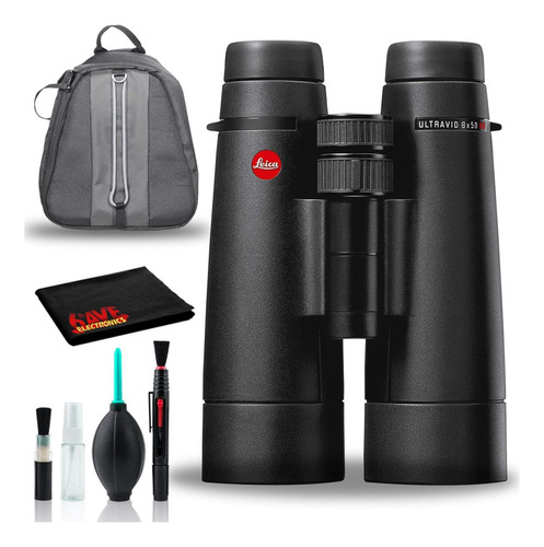 Binoculares Leica 8x50 Ultravid Hd-plus Con Kit Y Mochila