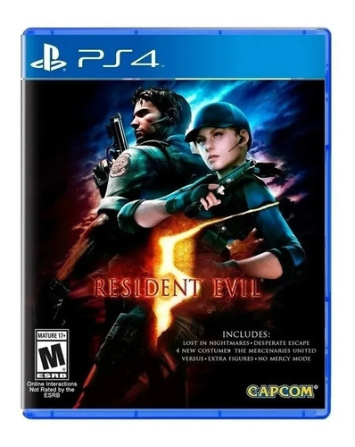 Imagen 1 de 3 de Resident Evil 5 Ps4 Fisico Sellado Nuevo Cuotas Sevengamer