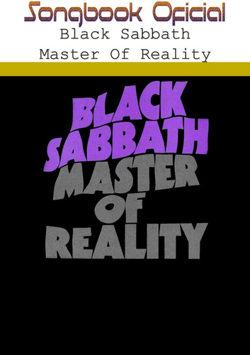 Partitura E Tablatura - Black Sabbath Master Of Reality