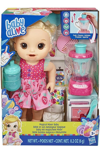 Alive Bebé - Muñeca Baby Alive Mi Mezcla De Medicina Con Pij