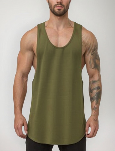 Camiseta Sin Mangas Para Hombre, De Entrenamiento Deportivo,
