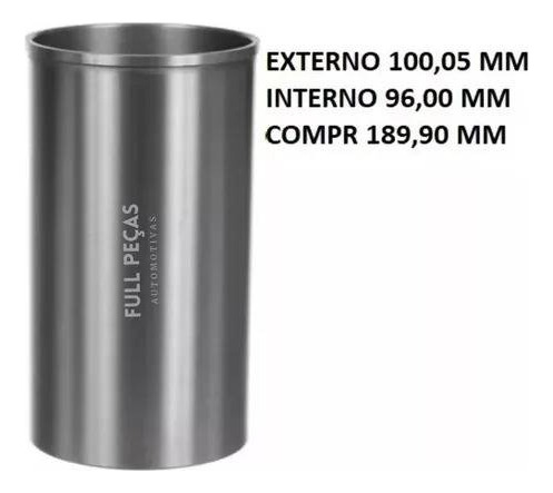 Jogo Camisa Motor Std Hilux 3.0 8v 1kzt/1kzte 1997 A 2004