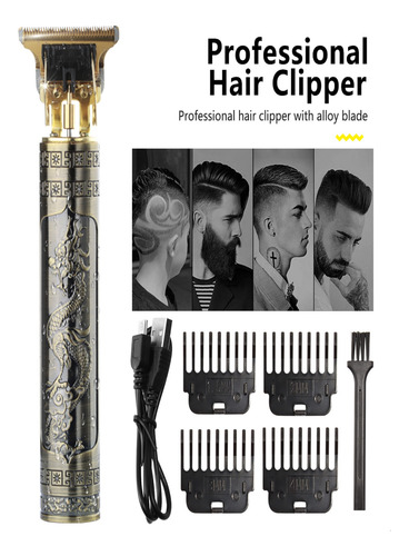 Rasuradora Para Hombre Elecetrico Acero Inoxidable Dragon