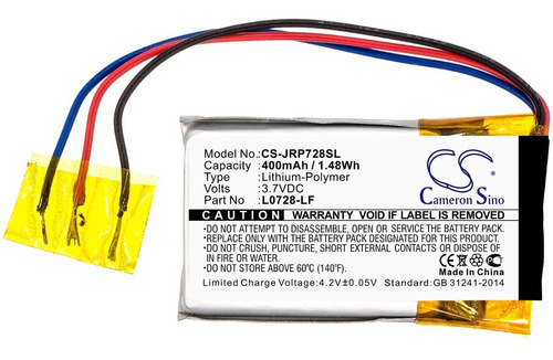 Bateria Para Jbl Jr Pop , L0728-lf , 400mah , Tecnobattery