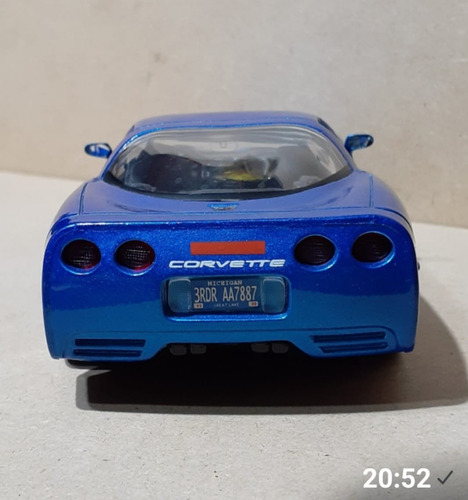 Chevrolet Corvette Azul Welly 1/24 Azul (Usado)
