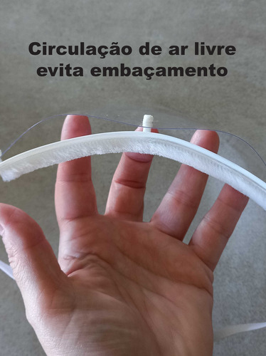 Imagem 12 de 12 de Kit 3 Visor Proteção Facial Infantil Criança - Mbck01
