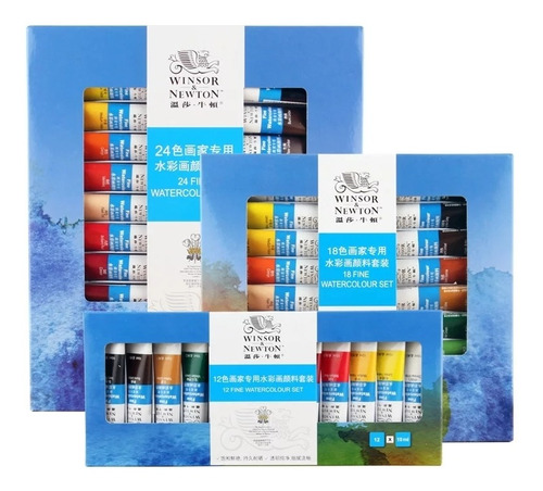 Acuarelas Profesionales Winsor & Newton Chisguete X 24