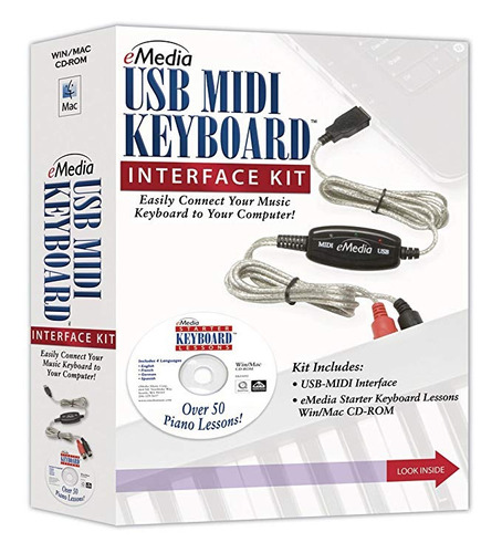 Kit De Interfaz Midi Emedia Teclado Usb