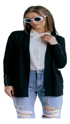 Ensamble Saco Femenino Estilo Chic Moda Diseño Mujer
