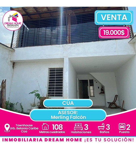 Townhouse En Venta  Urb. Betania Caribe - Cúa 