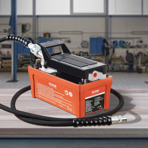 Bomba Hidráulica Pneumática Vevor 10.000 Psi 1,9 L Com Tubo