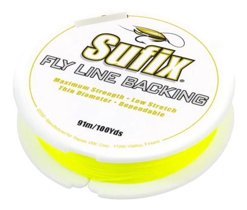 Backing Sufix Pesca Con Mosca 20 Libras X 91 Mts