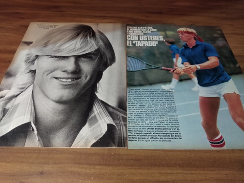 (a313) Vince Van Patten * Clippings Revista 2 Pgs * 1981