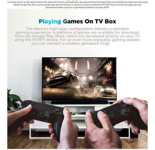 Kickpi Kp1 Kp1 Tvbox 32gb + 2gb Cromecast No Mecool