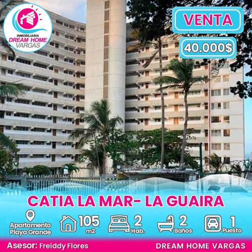 Apartamento En Venta Sector Catia La Mar, Playa Grande