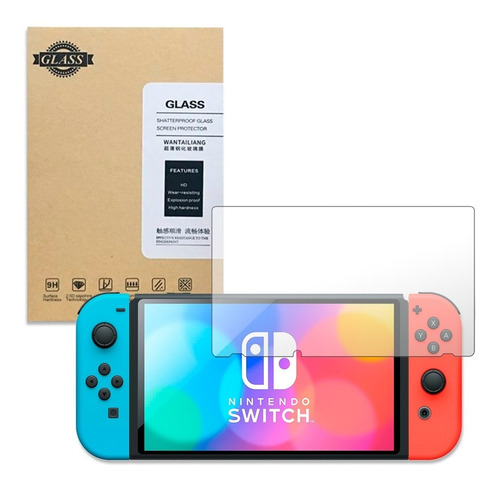 Protector De Pantalla Mica De Vidrio Para Nintendo Switch 