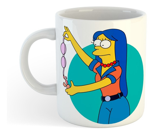 Taza Marge Simpson Feminista De Cerámica 