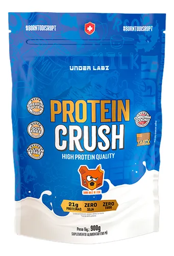 Protein Crush Refil 900g - Under Labz Sabor Dulce De Leche Sabor ...