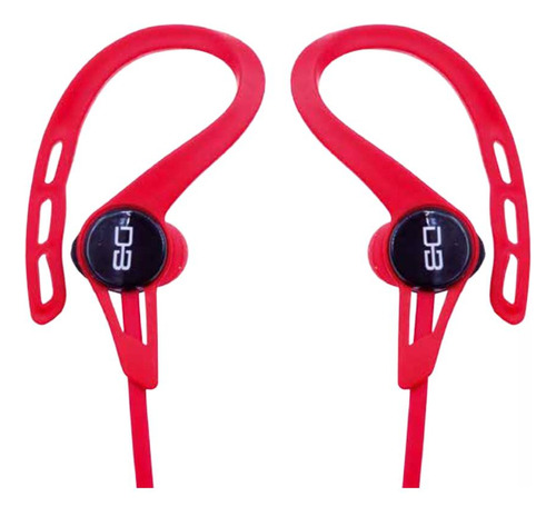 Audífonos Deportivos Bluetooth Cable Plano Color Rojo - Ps