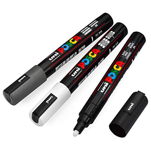 Uni-ball  Pc-5m Paint Marker Art Pens - 1.8-2.5mm  B...