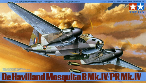 Modelismo Avión Britanico 1/48 De Havilland Mosquito Tamiya