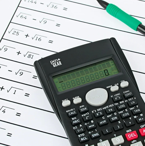 Calculadora Cientifica Escolar Pen+gear C/ 401 Funciones *sk Color Negro