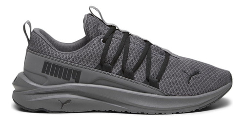 Tenis Puma Softride One4all 37767111 Comodo Original Moda Gris Oscuro Lisa 27.5 Mx