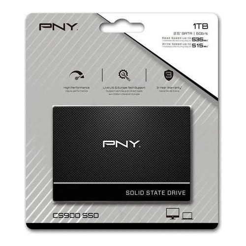 Disco Duro Solido 1tb Pny Ssd 2.5´´ Sata 6gb Cs900 