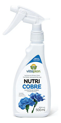 Fertilizante Líquido Mineral Nutricobre Vitaplan 500ml