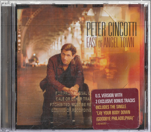 Peter Cincotti East Of Angel Town Cd Origina Usad Qqa. Be.