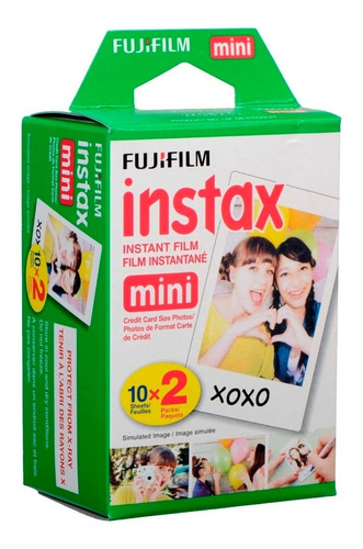 Rollo Instax 20 Fotos Film Sheets Camara Fujifilm Mini 8 Y 9