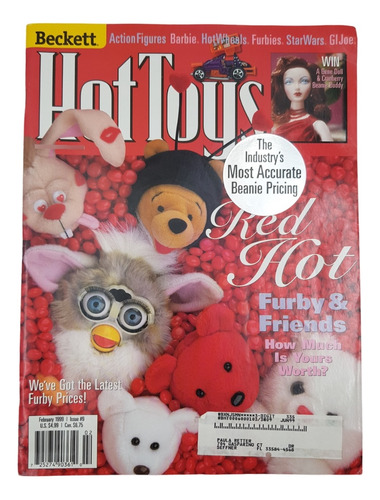 Revista Hot Toys Febrero 1999 Red Hot Furby Abierto