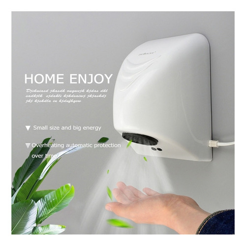 Secador De Manos Eléctrico Automático Con Sensor