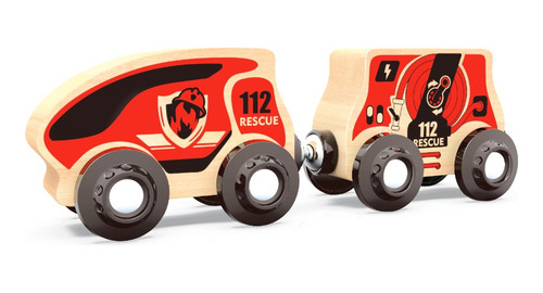 Trencity Vehículo Jr. Bombero - Tienda Oficial-