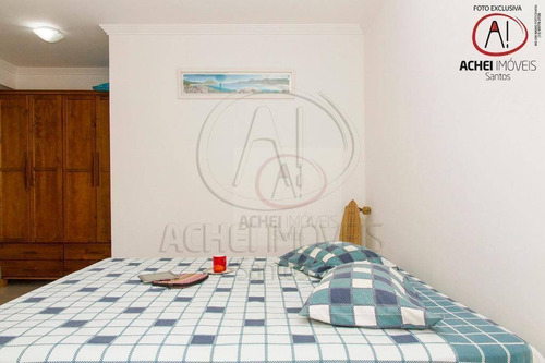 Apartamento Com 2 Dormitórios, 1 Suite E 1 Vaga Coletiva Suficiente À Venda, 68 M² Por R$ 535.000 - José Menino - Santos/sp - Ap10116