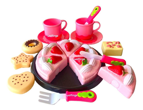 Imagen 1 de 10 de Torta Con Abrojo Comidita Juguete Juego Comida Accesorios