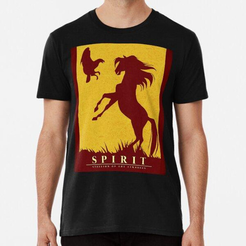 Remera Gráfico Minimalista Spirit Stallion Of The Cimarron A